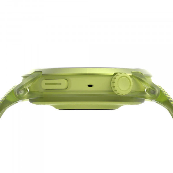 COROS PACE 4 GPS-Sportuhr Premiumversion mit Aluminiumgehäuse & Silikon-Armband - Neon Yellow