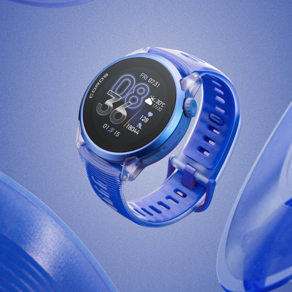 COROS PACE 4 GPS-Sportuhr Premiumversion mit Aluminiumgehäuse & Silikon-Armband - Ultra Violet