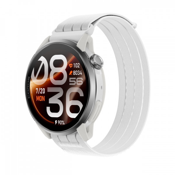 COROS PACE 4 Pro GPS-Multisportuhr mit Nylonarmband - Weiß