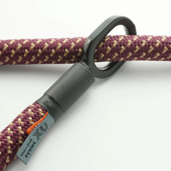 tex-lock eyelet inkl. U/X-lock Fahrradschloss - Chateau Red