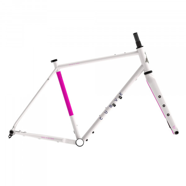Curve Cycling Kevin of Steel 4 Rahmenset Pink Cockatoo (White)