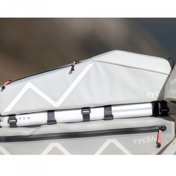 [REFURBISHED] CYCLITE Top Tube Bag / 03 Large (2,2 Liter) - Light Grey (2026)