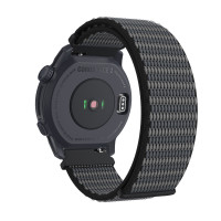 Coros PACE 2 GPS-Sportuhr Dark Navy mit Nylon-Armband (Blau / Schwarz)