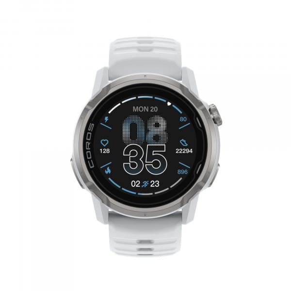 COROS APEX 4 46 mm GPS Multisport-Uhr - White (Weiß)
