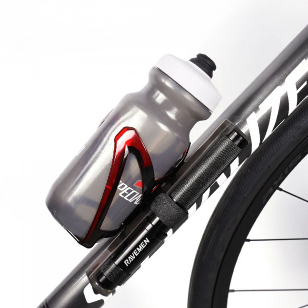 Ravemen Mini-Fahrradpumpe bis 260 PSI/18 Bar, Rahmenhalterung MP01