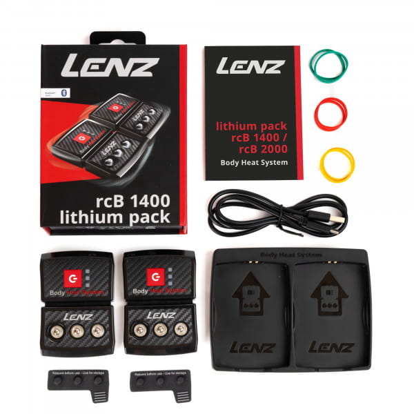 Lenz Akku Lithium Pack rcB 1400 - 2 Akkus & USB-C-Ladegerät