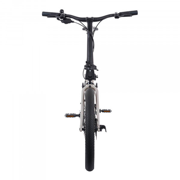 Brompton G Line mit Schutzblechen und Rack - Traildust White Gr. M