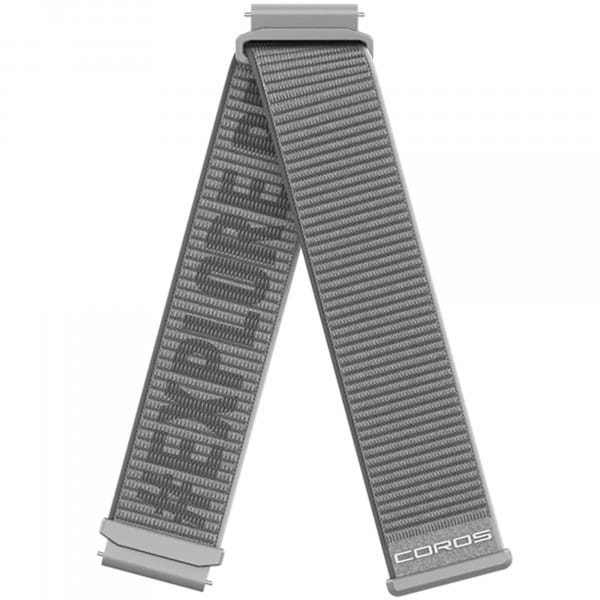 COROS 20 mm Nylon Band Grey Ersatzarmband 20 mm breit mit 20 mm Armbandanschluss - Kompatibel mit AP