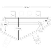 Apidura Backcountry Frame Pack (1 L) - Rahmentasche