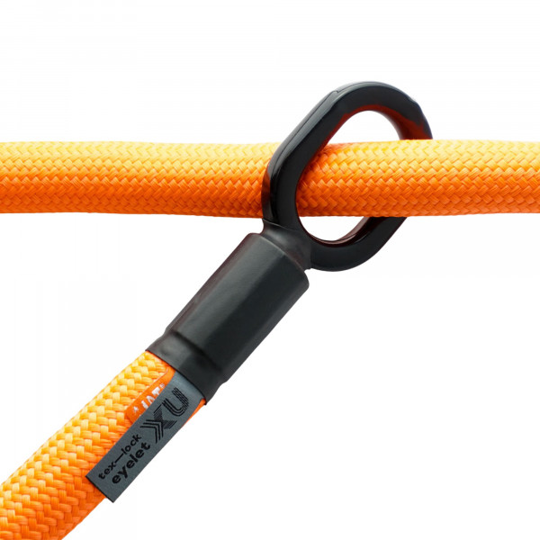 tex-lock eyelet inkl. U/X-lock Fahrradschloss - Acid Orange
