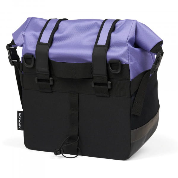 AEVOR Triple Bike Bag Proof Purple Lenkertasche - auch als Messenger und Sling 15 L - Violett