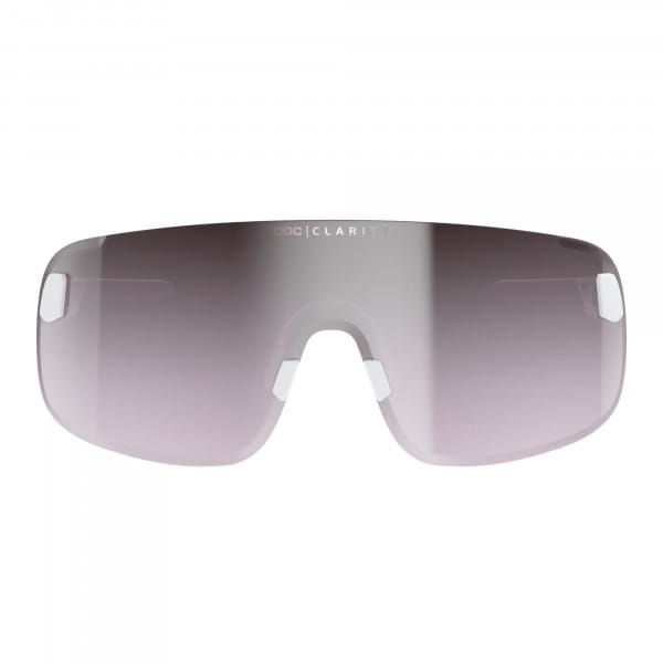 POC Elicit Hydrogen White/Clarity Road/Sunny Silver