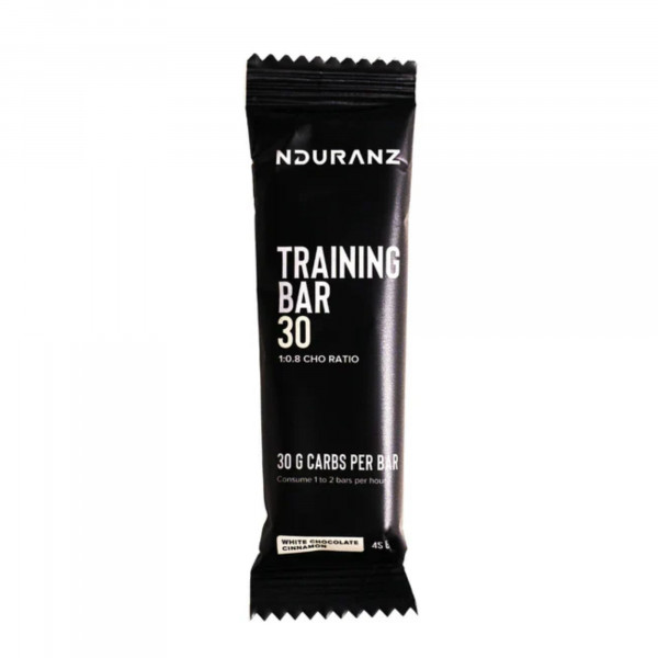 4ENDURANCE Training Bar 30 Box Energieriegel White Chocolate-Cinamon (10 x 45 g)