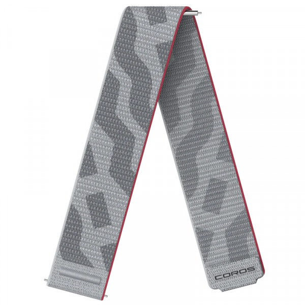 COROS Nylon-Ersatzarmband 22 mm für PACE Pro, PACE 3 - Grey (Grau)