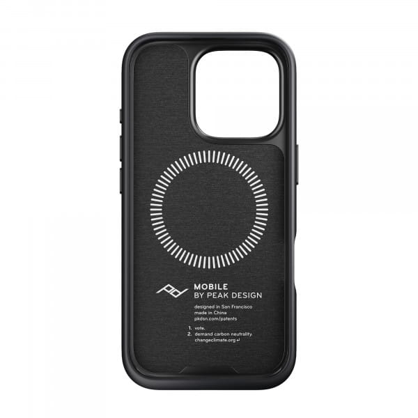 [REFURBISHED] Peak Design Mobile Everyday Fabric Case iPhone 16 Pro Charcoal