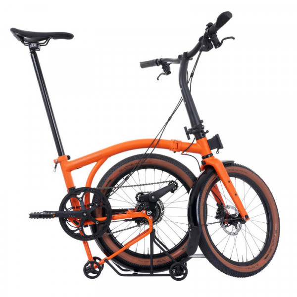 Brompton G Line mit Schutzblechen und Rack - Adventure Orange Größe M