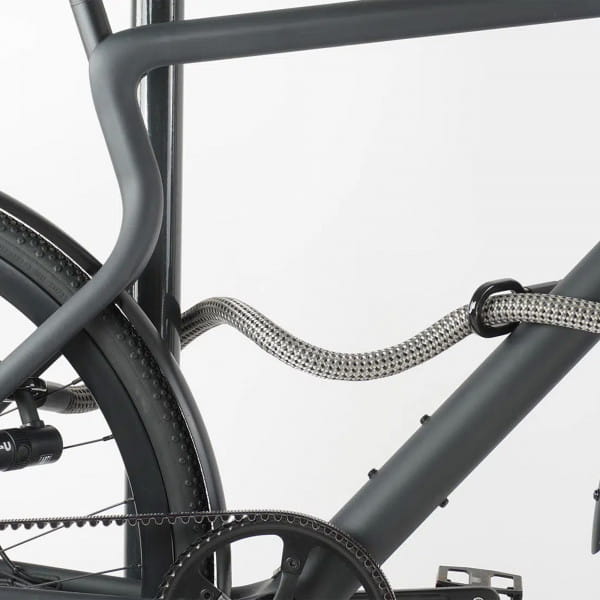 tex-lock eyelet inkl. U/X-lock Fahrradschloss - Electric Grey