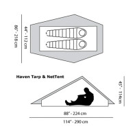 Six Moon Designs Haven Bundle (Zeltplane und NetTent) - Green (Grün)