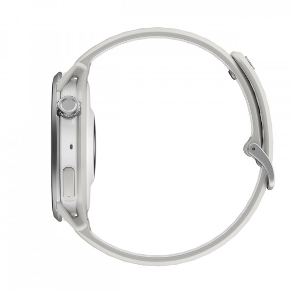 COROS PACE 4 Pro GPS-Multisportuhr mit Silikonarmband - Weiß