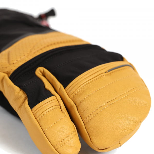 Lenz Heat Glove 8.0 Lobster Finger Cap Unisex 2-in-1 beheizbare Handschuhe, ohne Akku