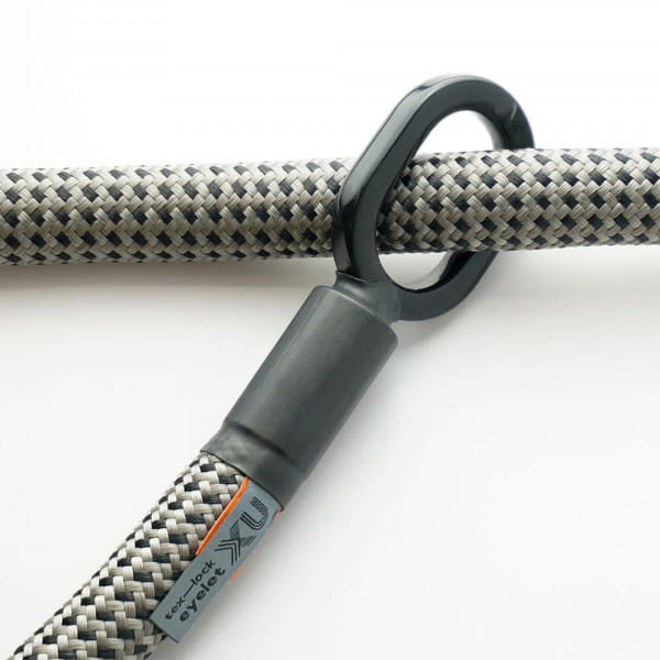 tex-lock eyelet inkl. U/X-lock Fahrradschloss - Electric Grey