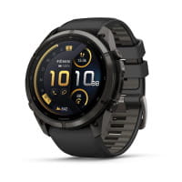 Garmin fēnix 9 Pro – inReach 51 mm Carbongrau DLC-Titan / Schwarz-Kieselgrau
