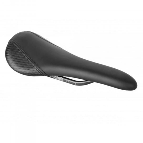Mcfk gepolsterter Sattel aus Leder - Schwarz, Breite 140 mm