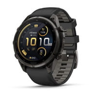 Garmin fēnix 9 Pro – inReach 47 mm Carbongrau DLC-Titan / Schwarz-Kieselgrau