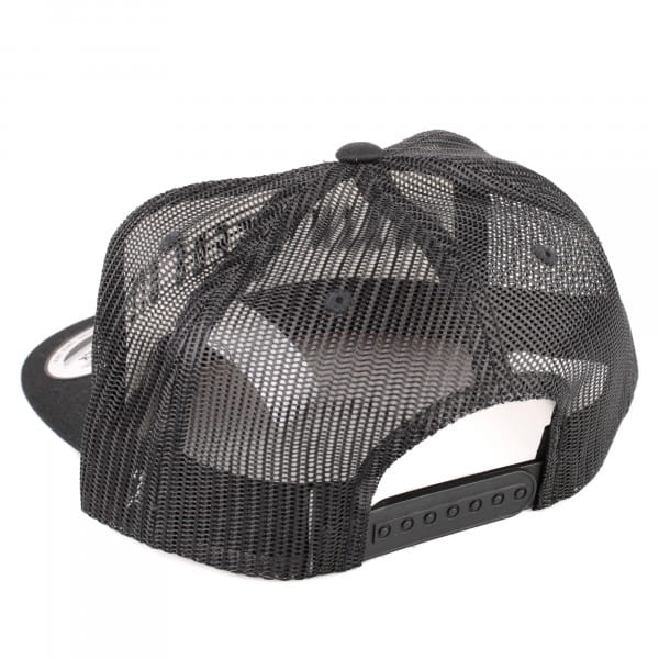 [REFURBISHED] Chain Needs Oil Trucker Cap - Schwarz-Weiß, Einheitsgröße