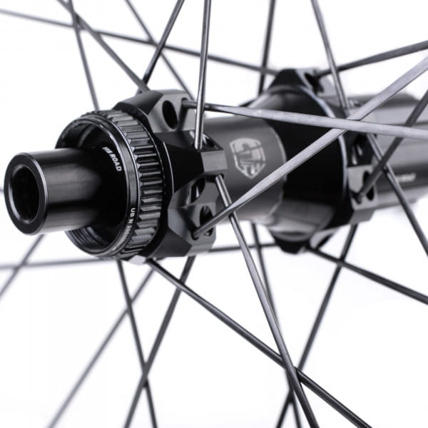 9th Wave Anath 650 All-Road - Gravel-Laufradsatz Carbon mit DT Swiss 350 SP Nabe - SRAM/Shimano 10-/