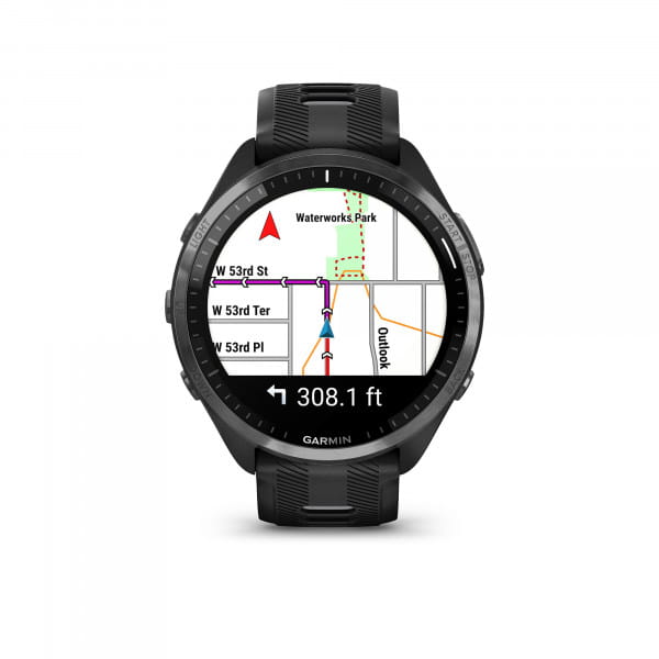 [REFURBISHED] Garmin Forerunner 965 DLC Titan Schwarz/Carbongrau