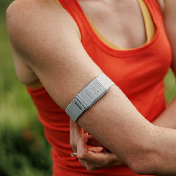 COROS Heart Rate Monitor Herzfrequenzmesser Grau - langes Armband