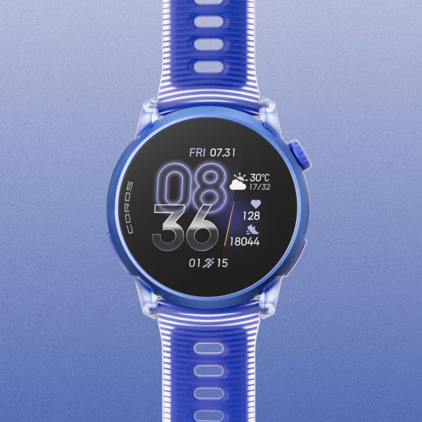 COROS PACE 4 GPS-Sportuhr Premiumversion mit Aluminiumgehäuse & Silikon-Armband - Ultra Violet