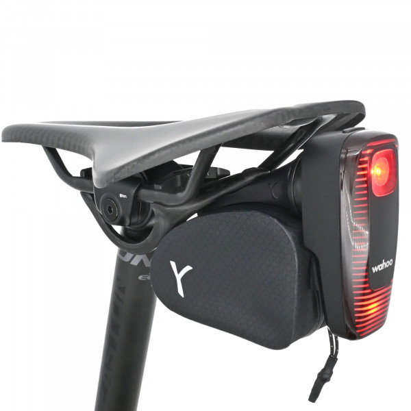 Y-Mount Saddlebag 0.2l black mit Wahoo Quartermount Adaptor