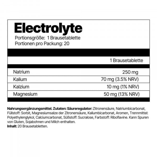4ENDURANCE Electrolytes Mango Passion Fruit (20 Brausetabletten)