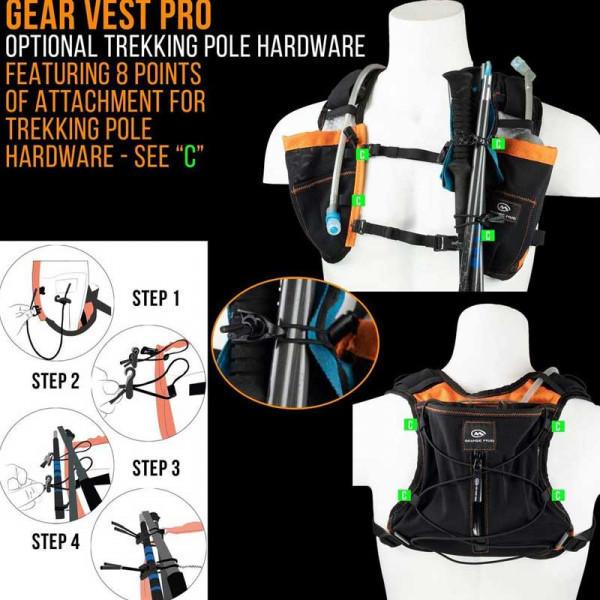 Orange Mud Gear Vest Pro 5 Liter Trailrunning- und Bike-Rucksack inkl. 1 l Trinksystem / Trinkblase