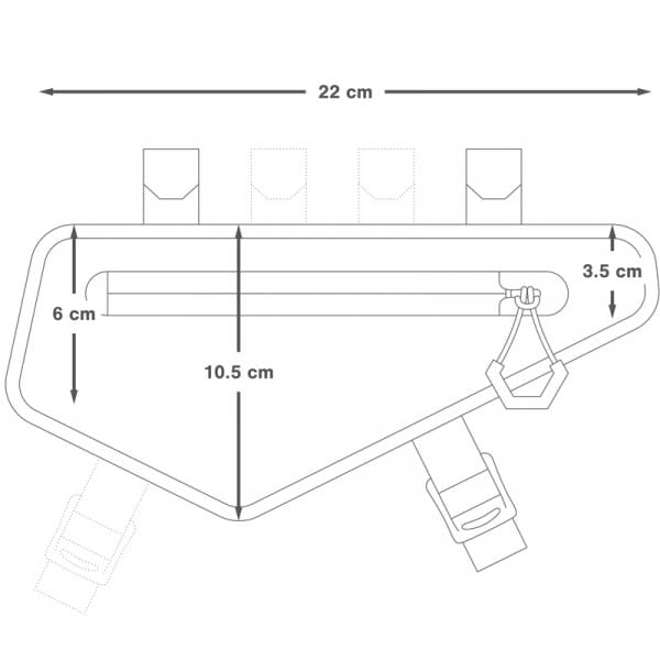 Apidura Backcountry Frame Pack (1 L) - Rahmentasche