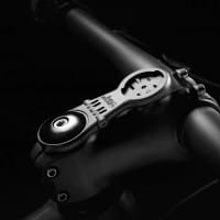 F3Cycling FormMount OTS - Verstellbare Carbon-Vorbauhalterung für Garmin - Schwarz