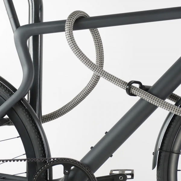 tex-lock eyelet inkl. U/X-lock Fahrradschloss - Electric Grey