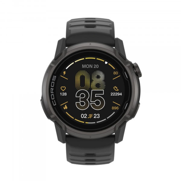COROS APEX 4 46 mm GPS Multisport-Uhr - Black (Schwarz)