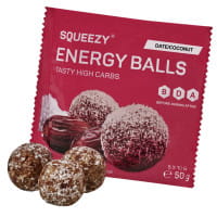 SQUEEZY Energy Balls Dattel / Kokosnuss Kohlenhydrat-Energie-Bällchen (10 x 50 g)