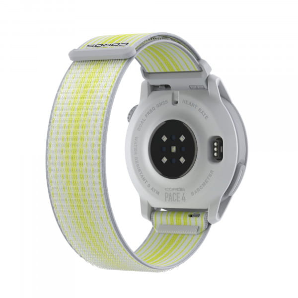 COROS PACE 4 GPS-Sportuhr mit Nylon-Armband - White (Weiß)