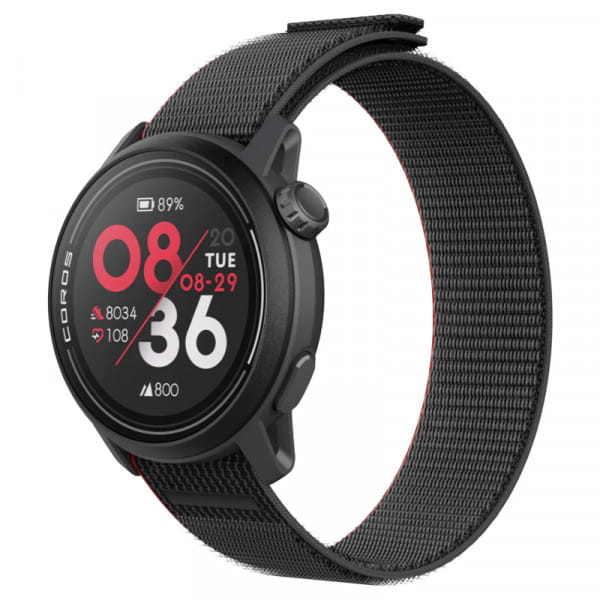 COROS PACE 3 GPS-Sportuhr Ink mit Nylon-Armband