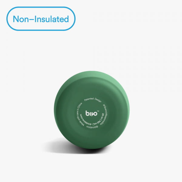 Edelstahl-Fahrrad-Trinkflasche Bivo Duo High-Flow 740 ml unisoliert, grün