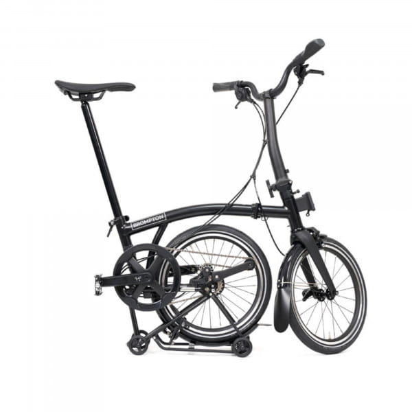 Brompton P Line Urban 4-Gang mit Teleskop-Sattelstütze, Rack und Schutzblechen