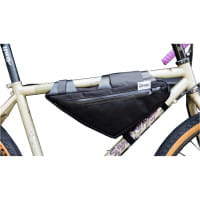 Road Runner Bags Wedge Half Frame Bag schwarz Bikepacking-Rahmentasche