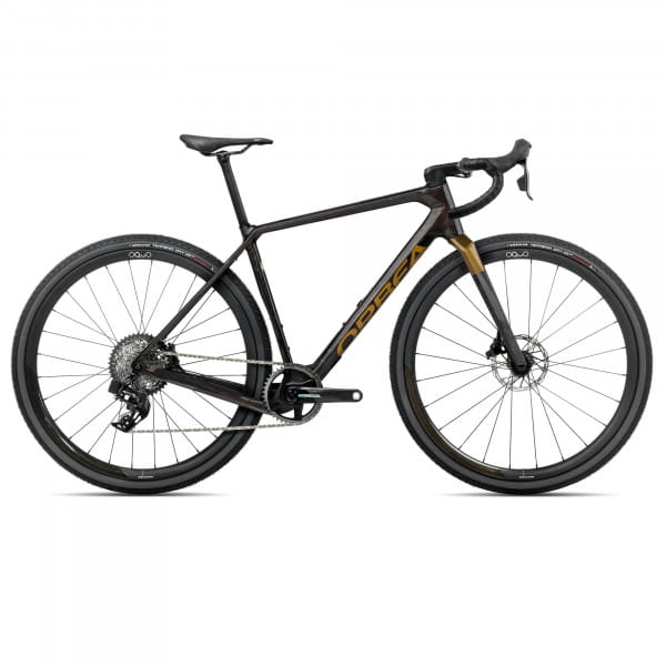 Orbea TERRA M21eTEAM 1X - Cosmic Carbon view / Metallic Olive Green Größe L