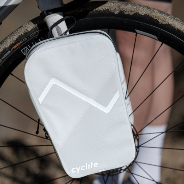 [REFURBISHED] CYCLITE Fork Bag / 01 Set (2 x 3,1) - Light Grey