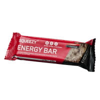 SQUEEZY Energy Bars Kirsche+Koffein Energieriegel Box (12 x 50 g)