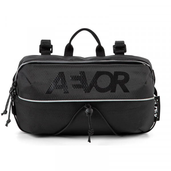 AEVOR Bar Bag Proof Black Lenker- und Slingtasche 4 Liter - Schwarz